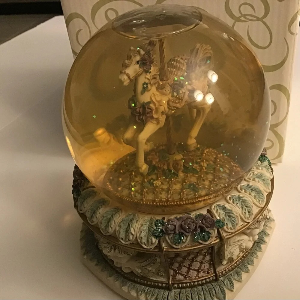 Carousel Music Box, Vintage, New in box